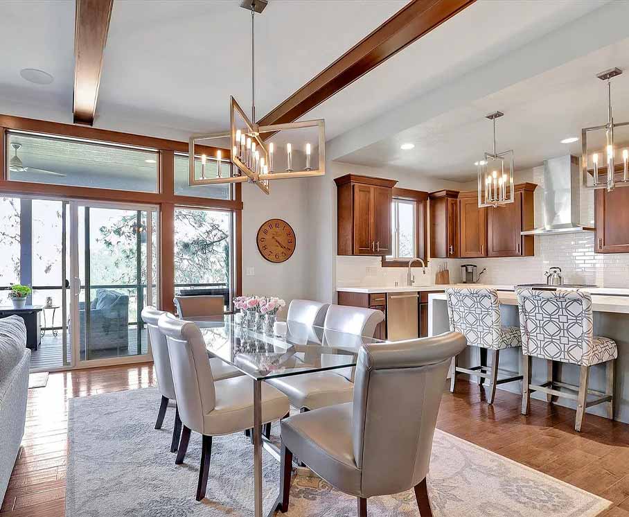 Dave Largent Homes view of interior kitchen